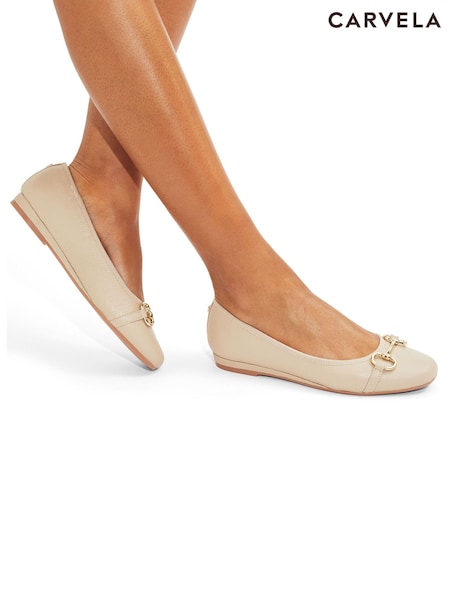 Carvela Comfort Click Ballet Nude Pumps (B84157) | 688 QAR