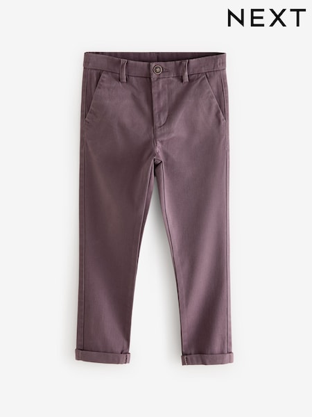 Fig Purple Skinny Fit Stretch Chino Trousers (3-16yrs) (B84359) | €9 - €13