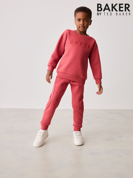Punainen - Baker By Ted Baker Sweatshirt And Joggers Set (B84366) | €42 - €49