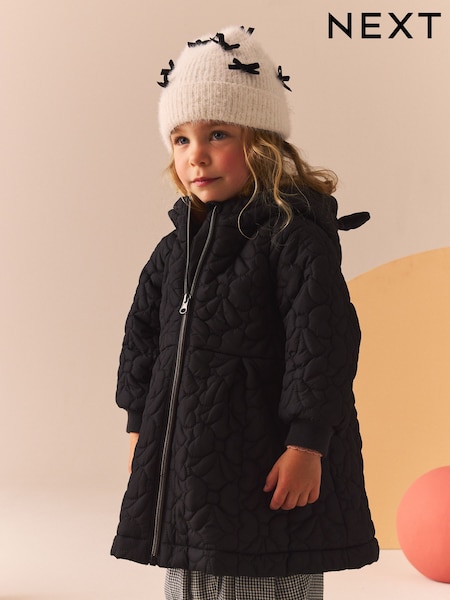 Ecru White Bow Beanie Hat (3-16yrs) (B84390) | €8 - €11