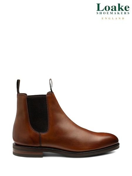 Brun - Loake Calf Leather Chelsea Boots (B84518) | kr6 300