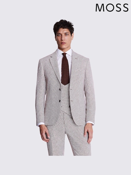 MOSS Multi Tailored Fit Houndstooth Jacket (B84578) | €95