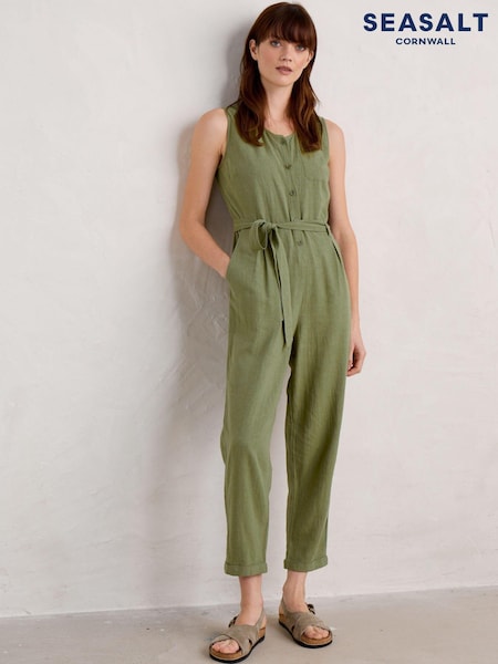 Seasalt Cornwall Green Abbey Pool Jumpsuit (B84606) | €51