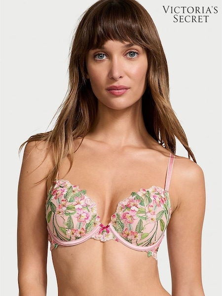 Victoria's Secret Pink Push Up Lily Embroidery Bra (B84761) | €31