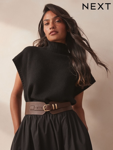 Choklad Brun - Pu Corset Belt (B84796) | kr360