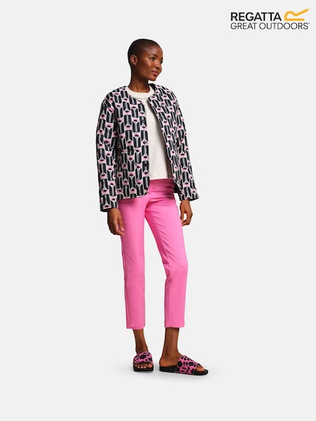 Regatta Black Orla Kiely Summer Quilt Jacket (B84798) | €59