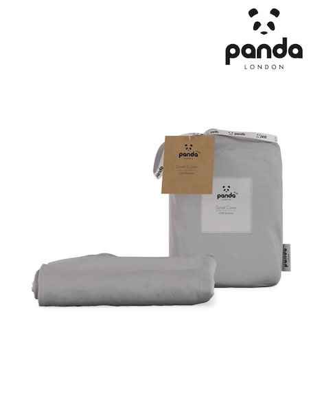 Panda London Quiet Grey Kids Bamboo Viscose Duvet Cover (B84843) | 2,403 UAH