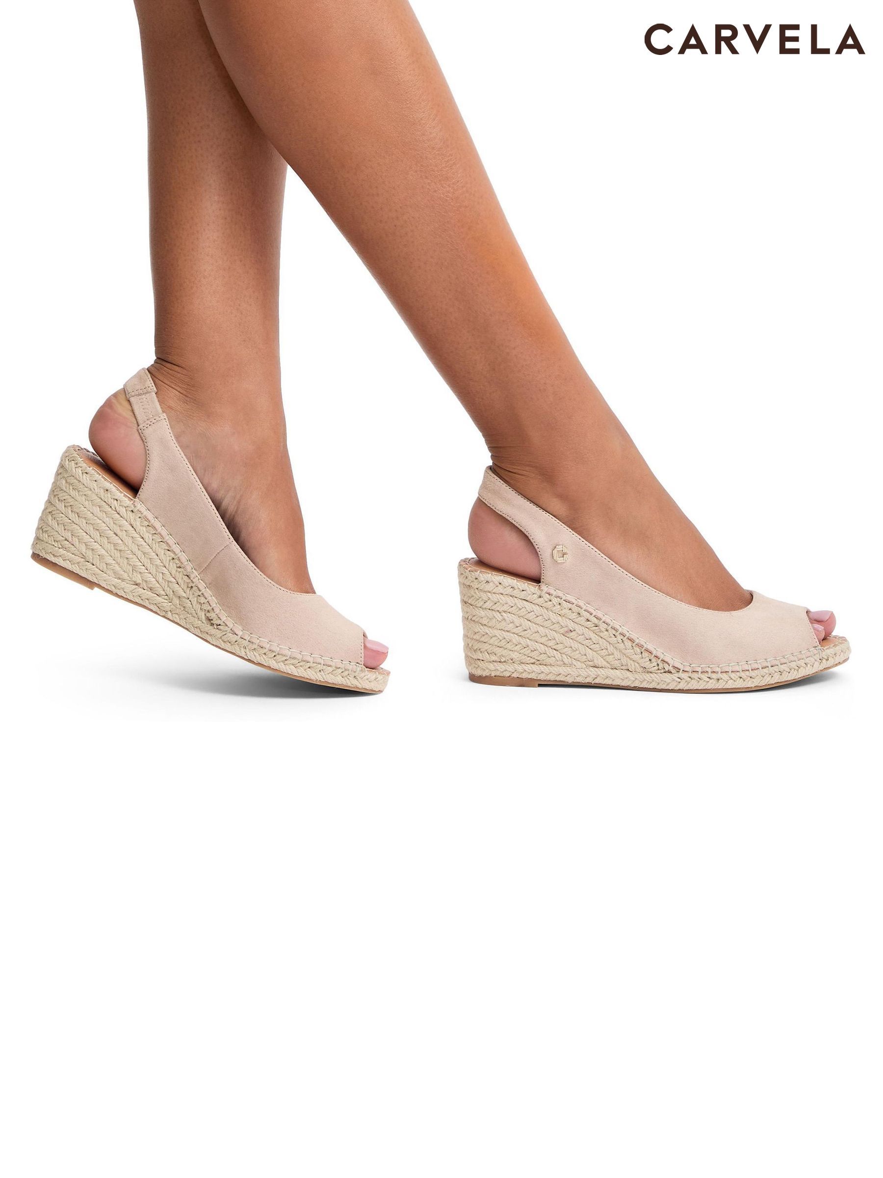 Women s Sandals Carvela Peep Toe Plain Footwear Next Oman