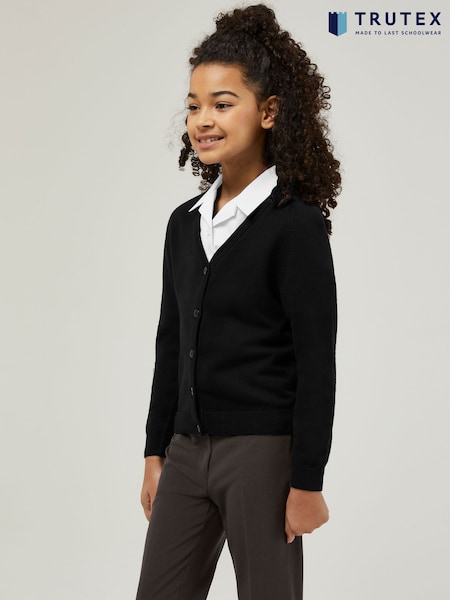 Trutex Black 100% Cotton Cardigan (B84860) | €35 - €38