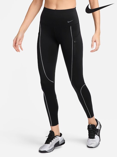 Nike Black Go Firm Support High Waisted 7/8 Leggings (B84916) | €157