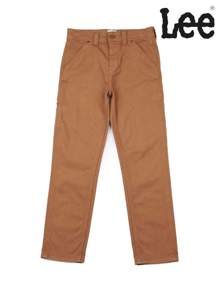 Бежевый - Lee Boys Canvas Carpenter Trousers (B85025) | €66 - €87