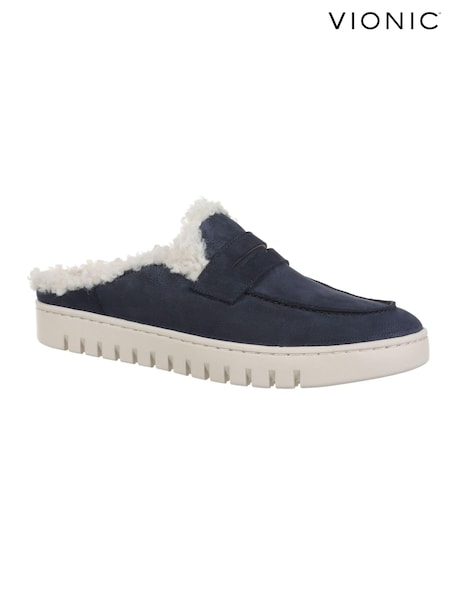 Mornarica - Vionic Uptown Faux Fur Lined Mule Shoes (B85048) | € 158