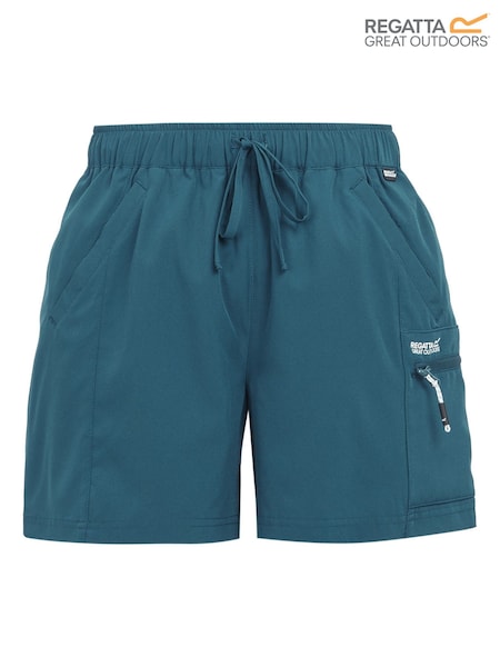 Regatta Blue Womens Travel Light Packaway Shorts (B85193) | €69