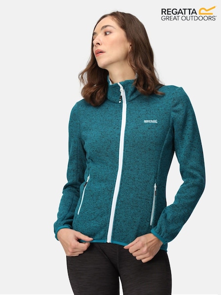 Regatta Blue Womens Newhill Full Zip Fleece (B85239) | AED122