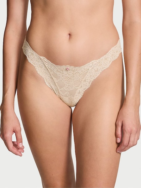 Victoria's Secret Marzipan Nude Brazilian Lace Knickers (B85284) | €15.50