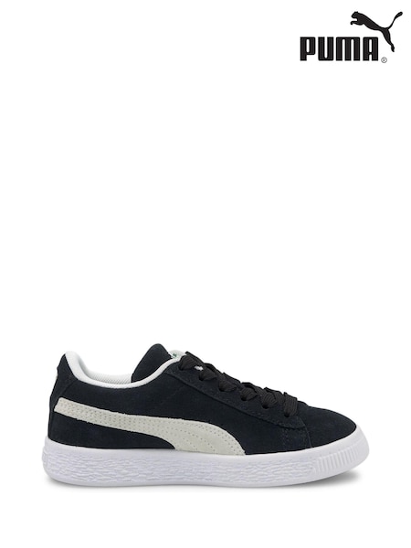 Puma Black Suede Classic XXI Kids Trainers (B85605) | €34