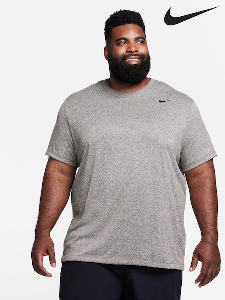 Grå/Svart - Nike Dri-fit Legend Training T-shirt (B85627) | kr530