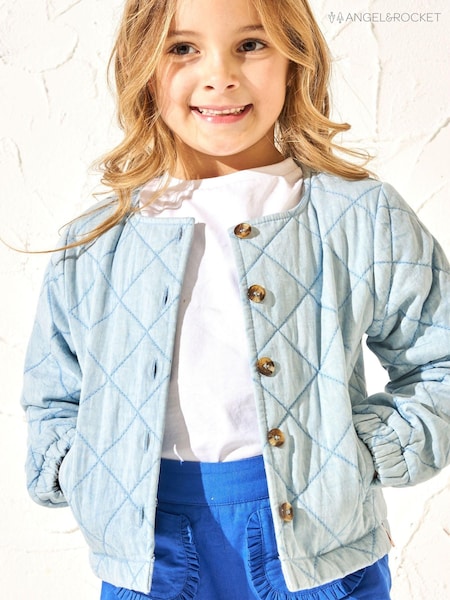Angel & Rocket 100% Cotton Felice Quilted Denim Jacket (B85631) | 25 € - 28 €