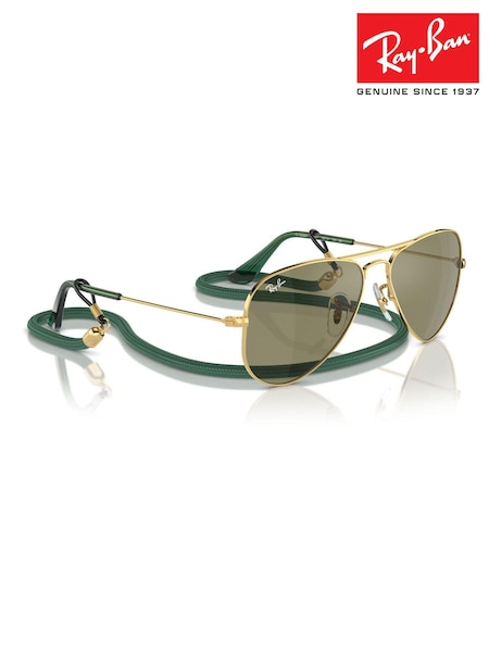 Rayban Junior Gold Tone Rj9506S Pilot Sunglasses (B85765) | €104