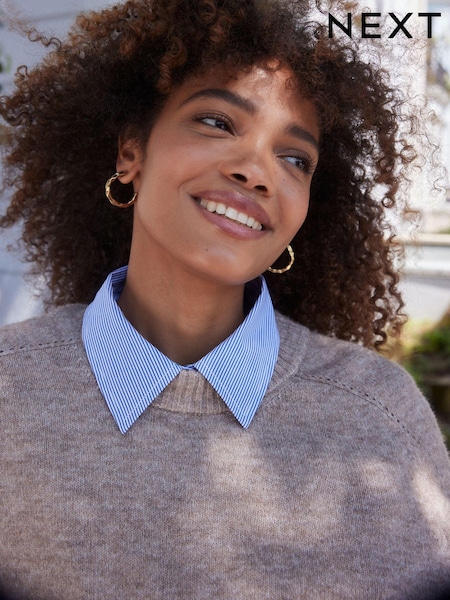 Gold Tone Tabitha Simmons Yasmin Hoop Earrings (B85826) | €14