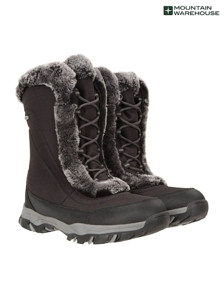 Черный - Mountain Warehouse Womens Ohio Snow Boots (B85884) | €78
