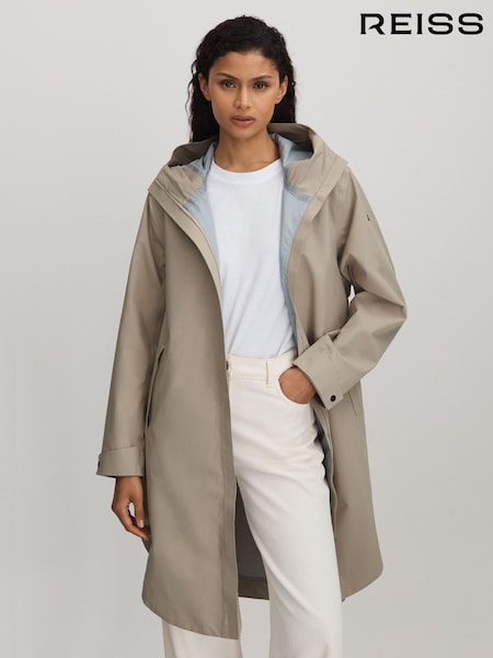 Scandinavian Edition Hooded Cape Raincoat (B85945) | €658