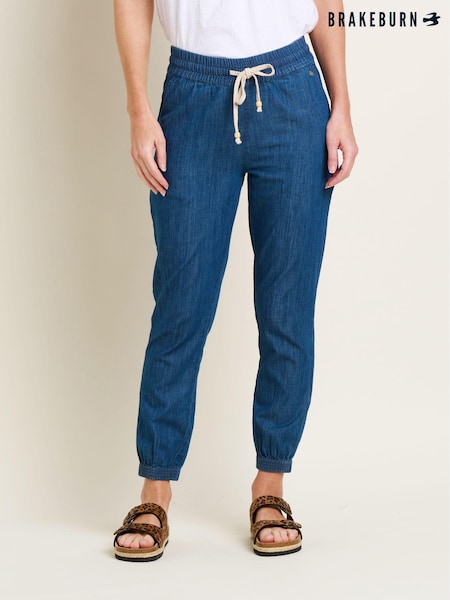 Brakeburn 100% Cotton Chambray Beach Joggers (B85997) | €60