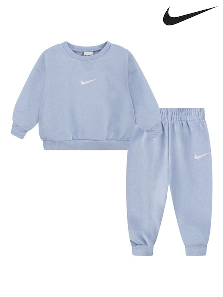 Nike Blue Essential Fleece Crew Neck Set (B86050) | € 42