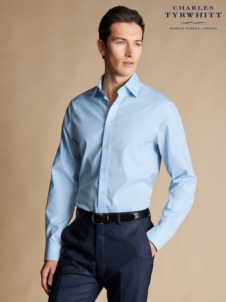 Charles Tyrwhitt Slim Fit 100% Cotton Non Iron Poplin Shirt (B86299) | 92 €