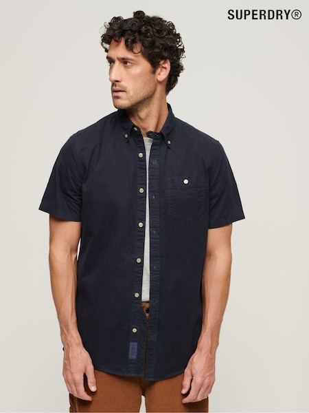 Superdry Blue Merchant Store Short Sleeve Shirt (B86351) | €76