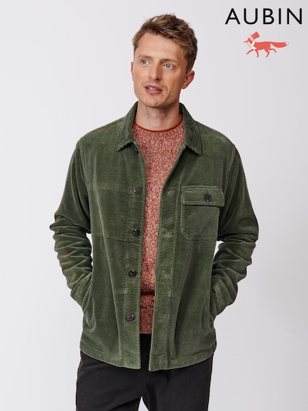 Aubin Burton Co-ord Cotton Green Overshirt Jacket (B86443) | R$ 1,470
