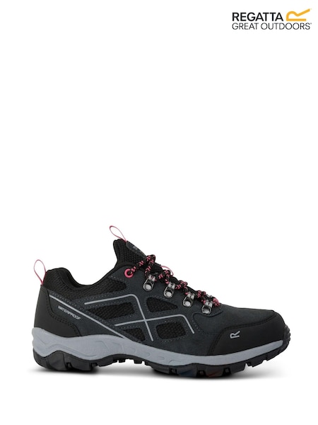 Regatta Blue Vendeavour Suede Low Waterproof Hiking Shoes (B86447) | €41