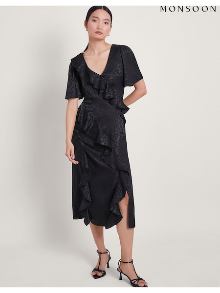 Monsoon Satin Luna Dress (B86858) | €49