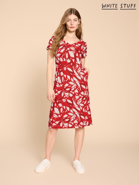 White Stuff Tallie EcoVero™ Jersey Dress (B87356) | 228 LEI