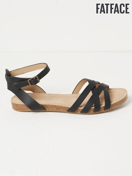 FatFace Beth Black Sandals (B87409) | €19