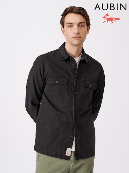 Aubin Hackthorn Cotton Overshirt (B87438) | ₪649