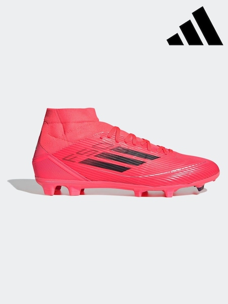 adidas Bright Red F50 Adult League Mid-Cut Firm/Multi-Ground Football Boots (B87693) | €53