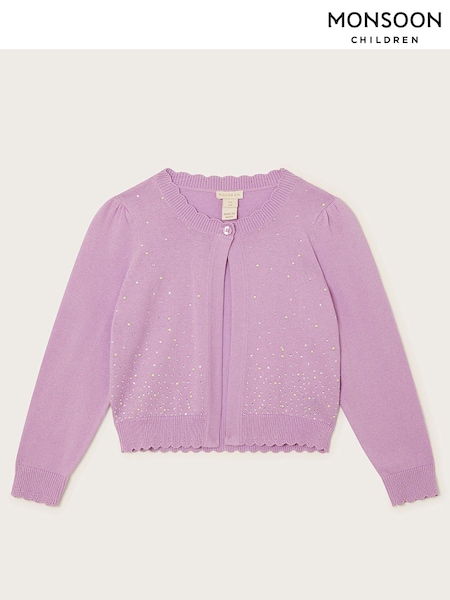 Monsoon 100% Cotton Gem Embellished Cardigan (B87854) | € 12 - € 15