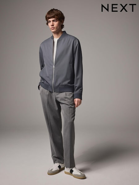 Steel Blue Smart Bomber Jacket (B87883) | €52