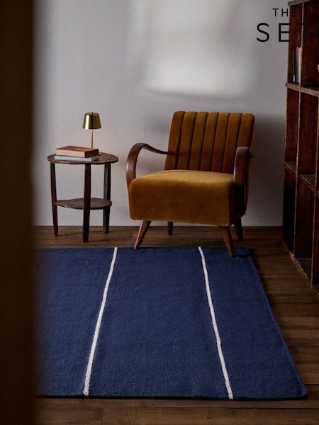 The Set Stripe Flatweave Wool Rug