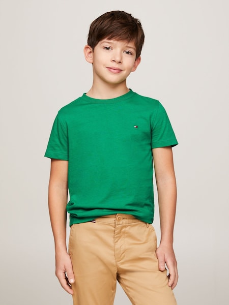 Tommy Hilfiger Green Essential 100% Cotton T-Shirt (B88133) | €11