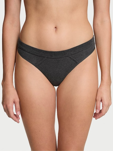 Victoria's Secret Charcoal Grey Thong Knickers (B88323) | €10.50