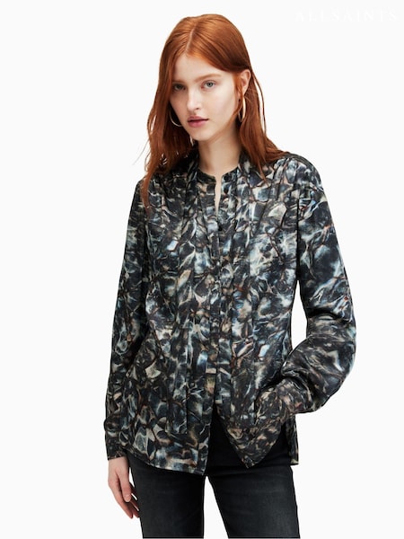 AllSaints Blue Toni Caladesi Shirt (B88408) | €83