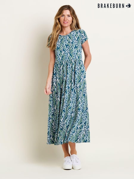 Brakeburn 100% Cotton Willow Midi Dress (B88500) | 312 LEI