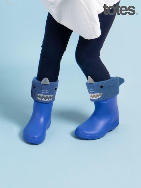 Totes Blue Childrens Bunny Welly Liner Socks (B88576) | R$ 120