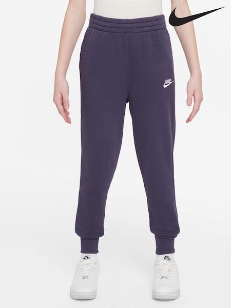 Nike Purple Raisin Club Fleece HighWaisted Fitted Joggers (B88614) | € 25