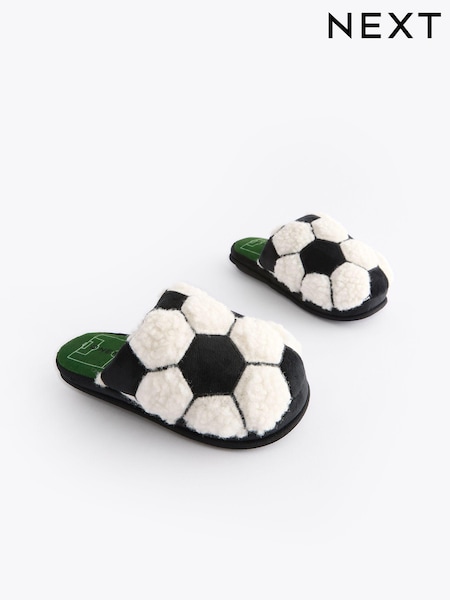 Fluffy Football Slippers Mules (B88681) | ‏4 ر.ع.‏ - ‏6 ر.ع.‏