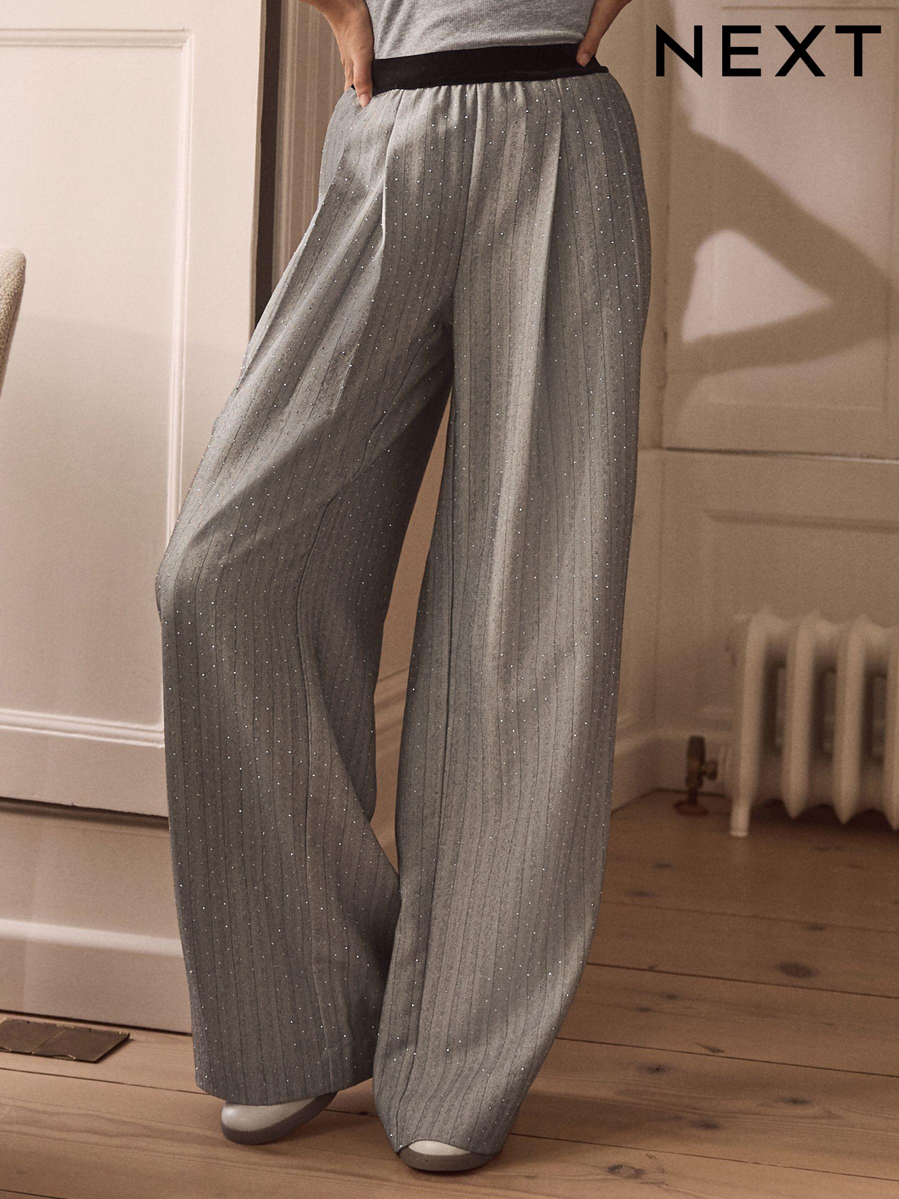Women s Grey Trousers Grey Slim Skinny Fit Trousers Next