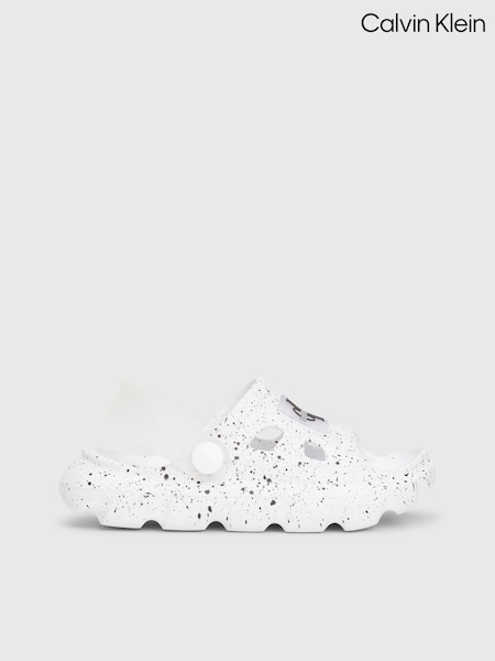 Calvin Klein White Comfy Sandals (B89186) | AED110