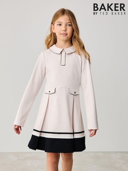 Cream - Baker by Ted Baker Ponte-Kleid mit Kragen (B89294) | 37 € - 42 €